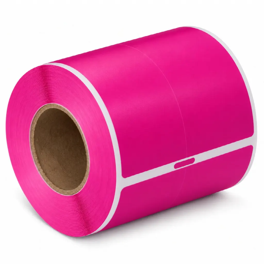 Etiquetas para equipaje CoatCheck, 14×160 tickets, rosa