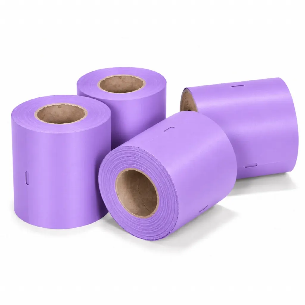 Rollo CoatCheck, entradas económicas sin resguardo de control, 14 x 550 tickets, morado