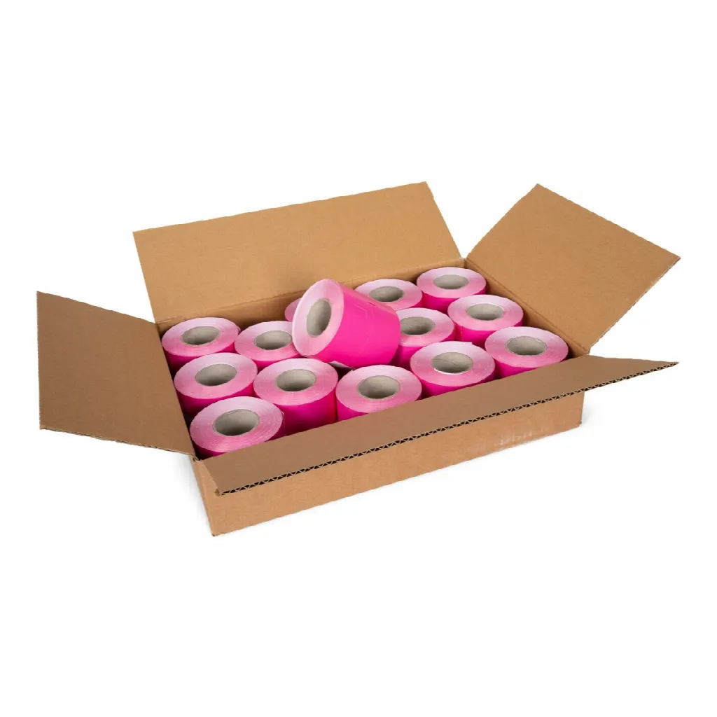 Coatcheck cloakroom tickets, 14 rolls x 325 tickets, pink