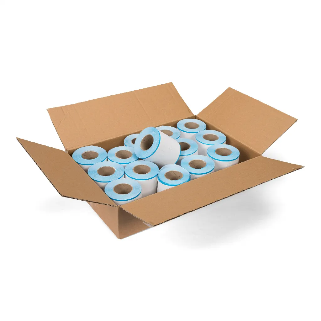 Coatcheck roll, entrance tickets without control strip, 14 x 325 tickets, white/blue | LMS800
