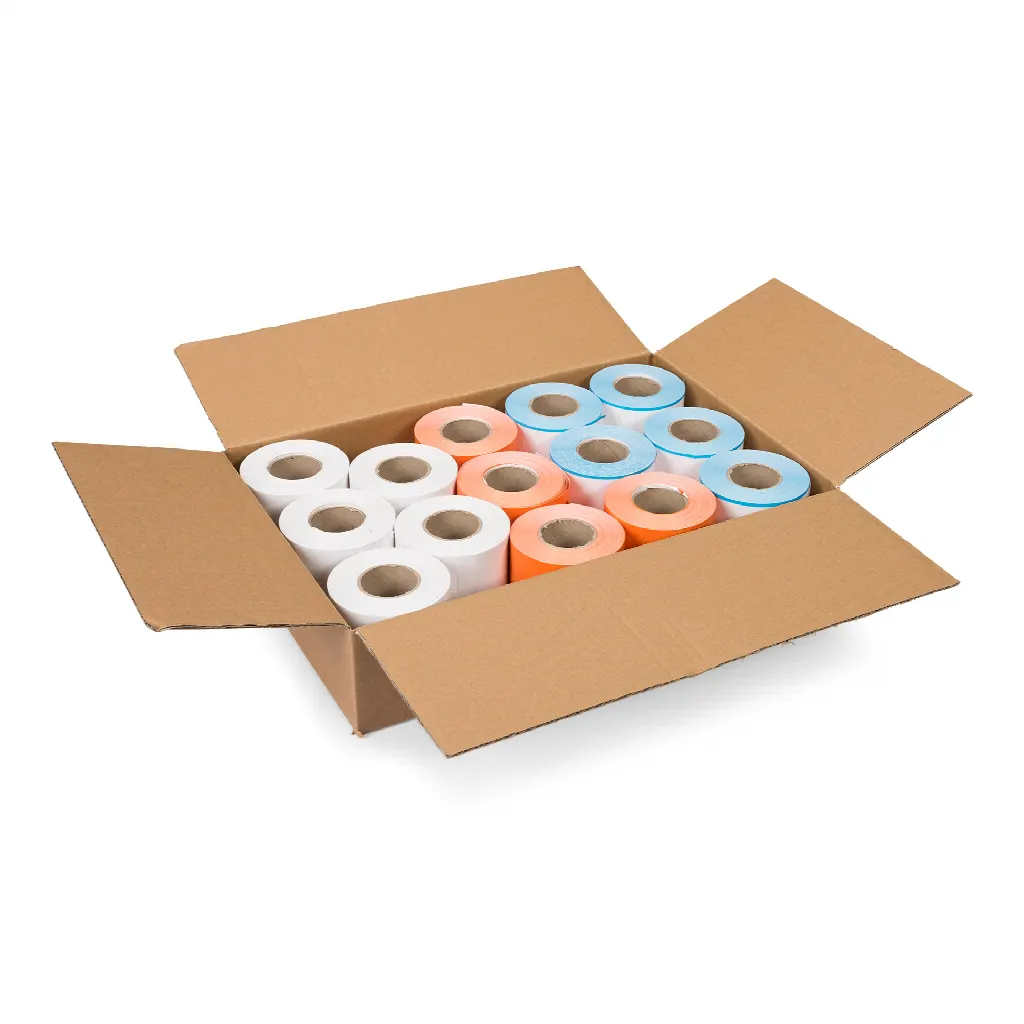 Rollos de tickets de guardarropa CoatCheck, 14x 325 tickets, colores surtidos