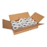 Coatcheck cloakroom tickets, 14 rolls x 325 tickets, Silver/Grey