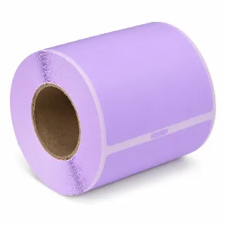 Etiquetas para equipaje CoatCheck, 14×160 tickets, morado