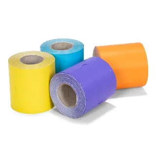 Coatcheck roll, ‘economy’ entrance tickets without control strip, 14 x 550 tickets, 4 colors