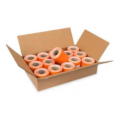 Tickets de guardarropa Coatcheck, 14 rollos x 325 tickets, naranjas